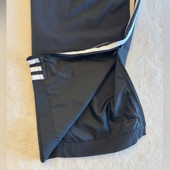 Adidas Black Joggers with White Stripes - Picture 4 of 10